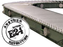 Model E24 Medium Duty Live Roller Conveyor
